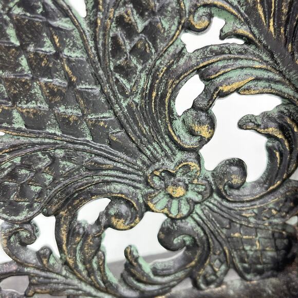 Ornate Black Metal Bracket - Picture 4 of 6